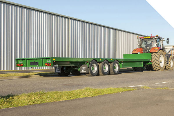 Flat Deck Low Loader trailer