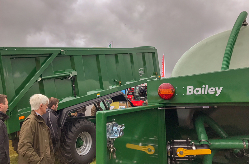 the bailey trailers stand at cereals event