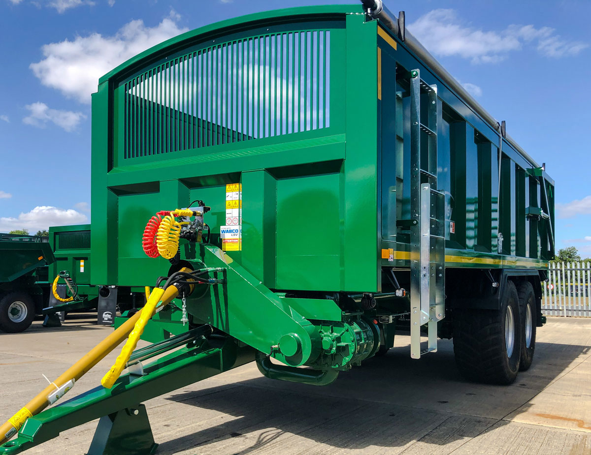 Bailey TB trailer with Blower Conversion Kit fitted