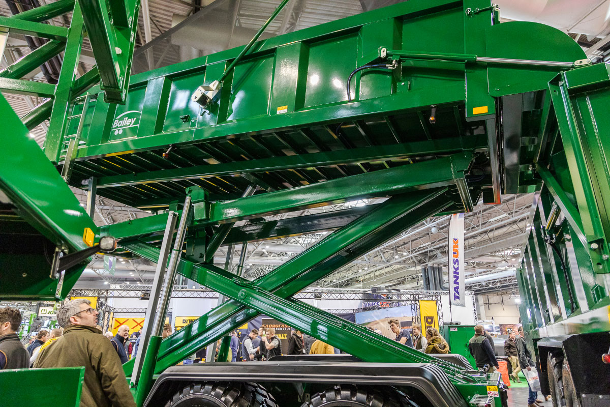 Bailey High Lift trailer at LAMMA 24