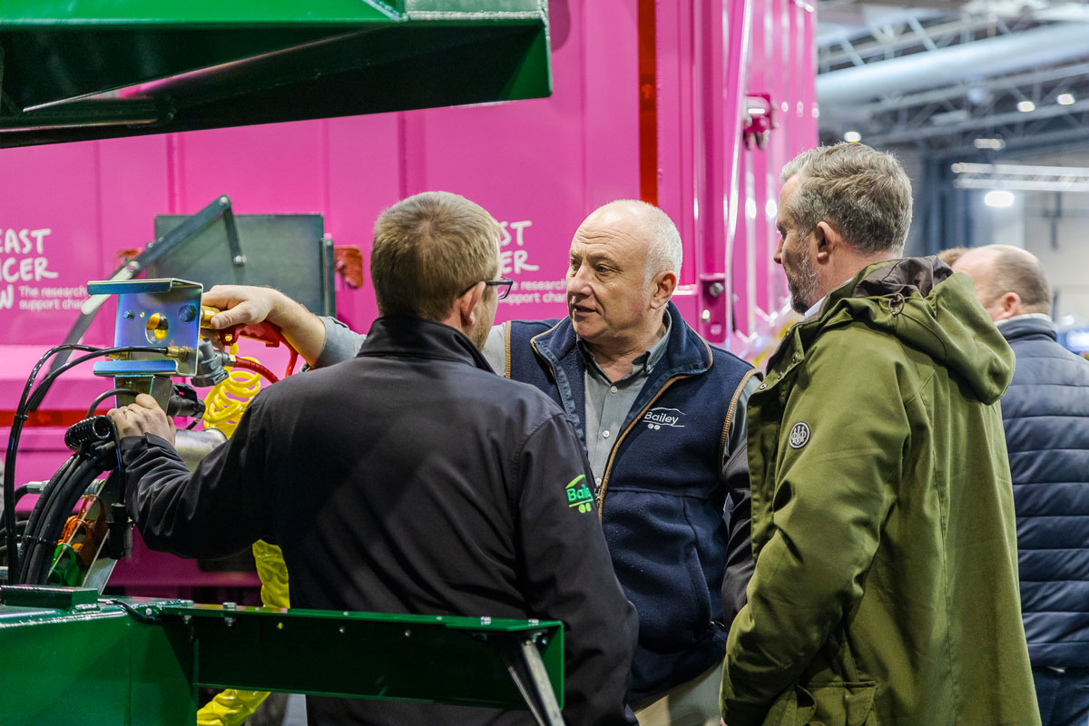 Michael Bailey on our stand at LAMMA