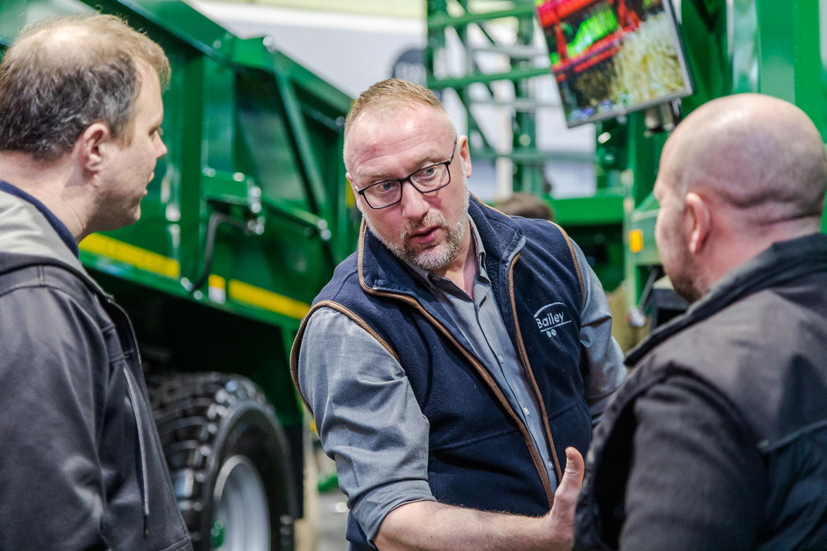 Stephen Bailey on our stand at LAMMA 24