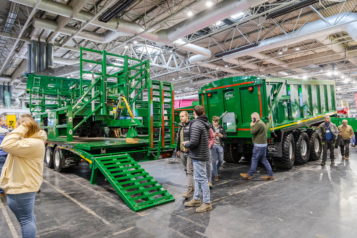 Bailey Trailers products on display at LAMMA