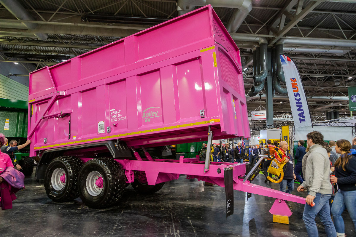 The pink TB trailer at LAMMA 24