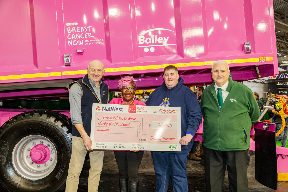 The pink TB trailer at LAMMA 24