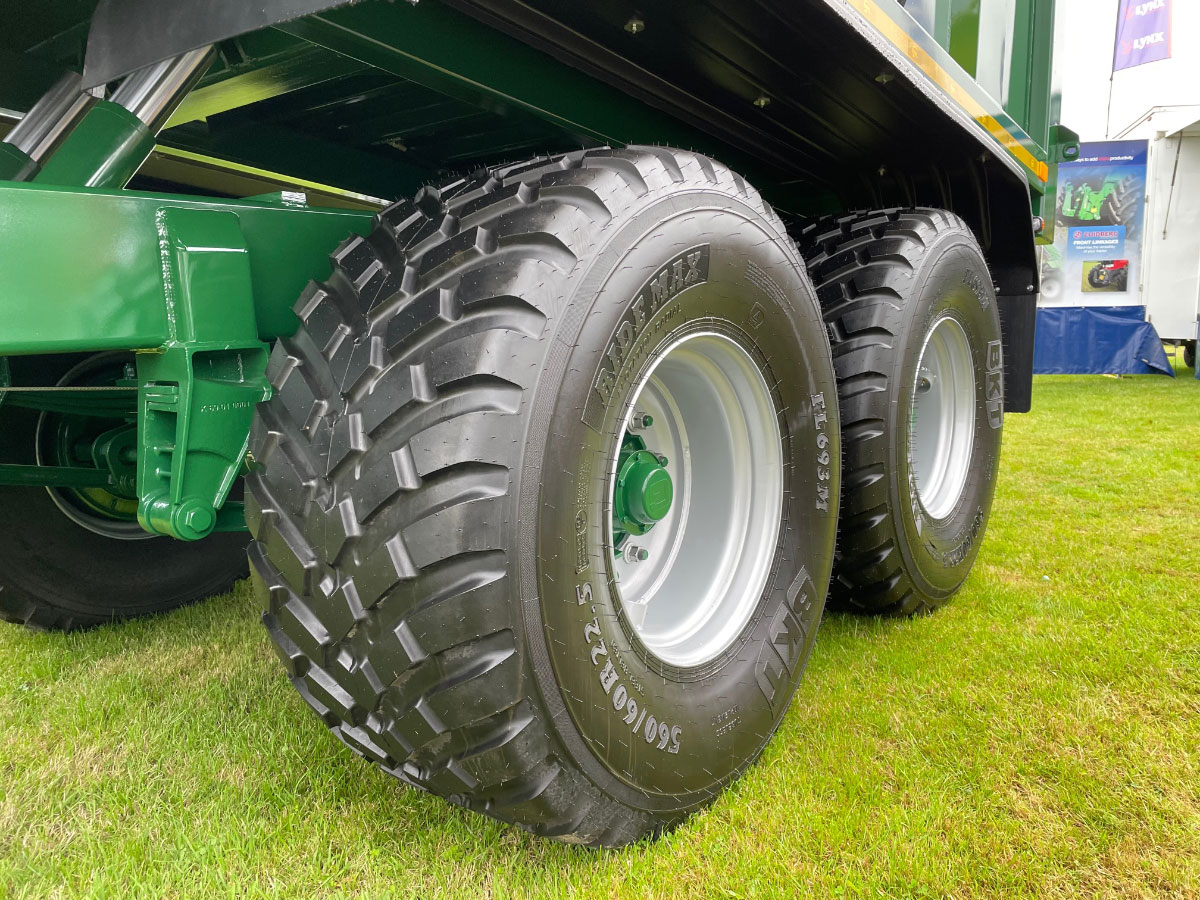 Bailey Trailers tyres closeup