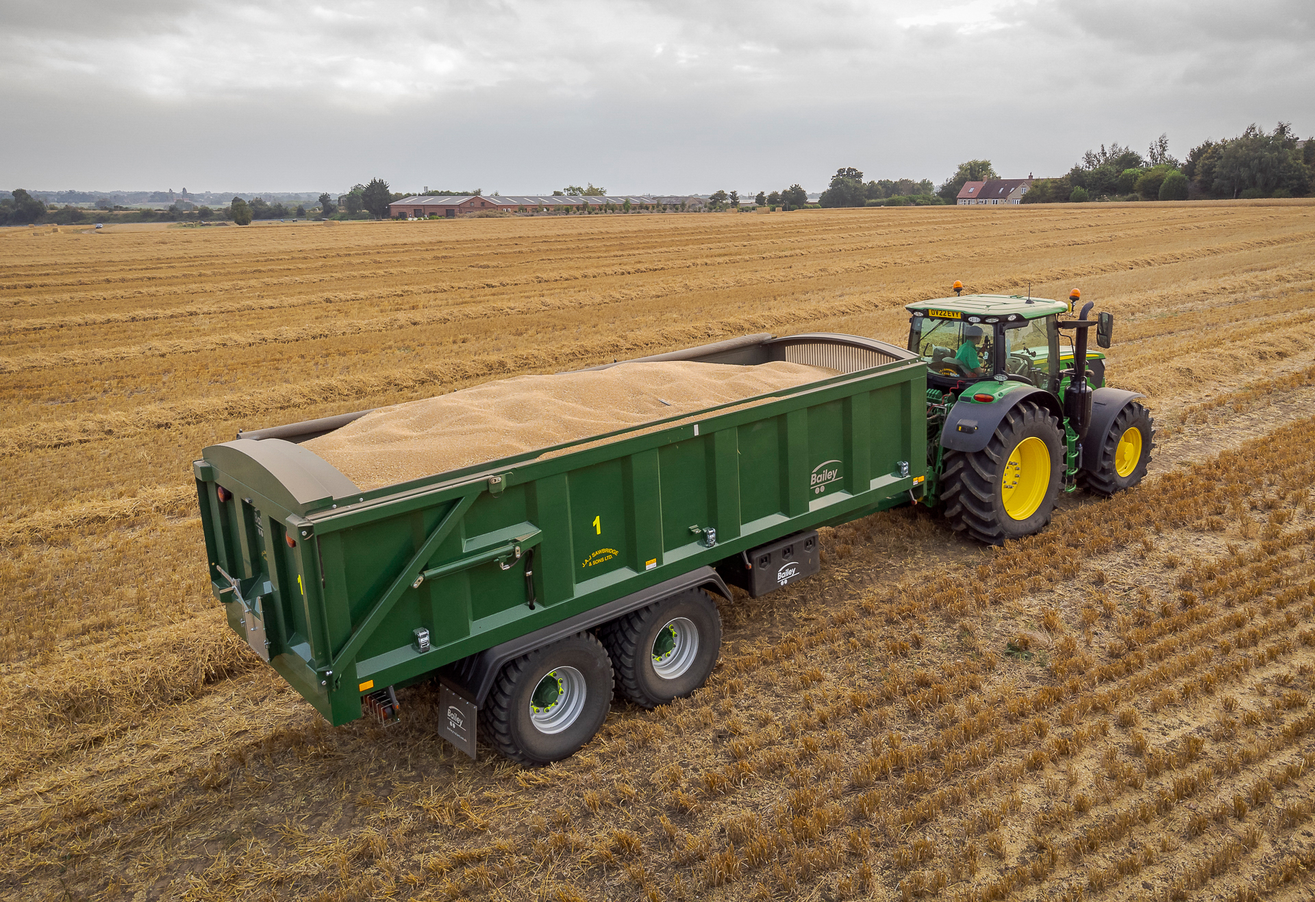 TB trailer on harvest duty