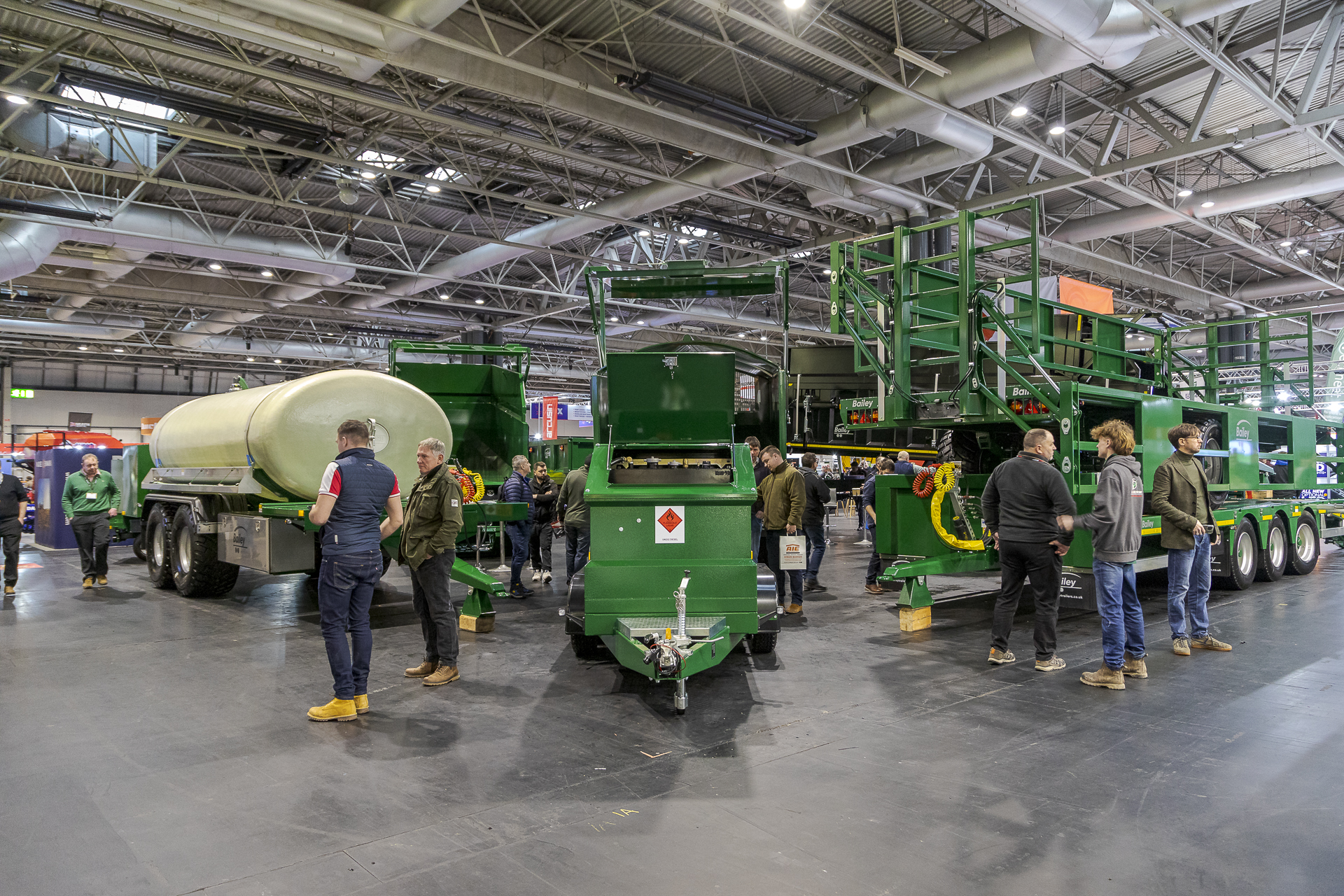 Bailey Trailers stand at LAMMA 2025